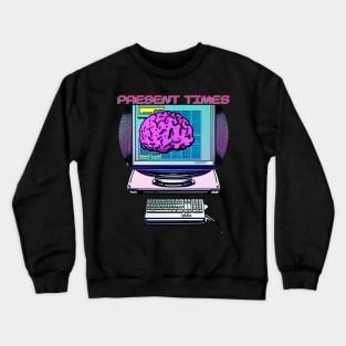 Technological Evolutions: The Mindful Computer Crewneck Sweatshirt